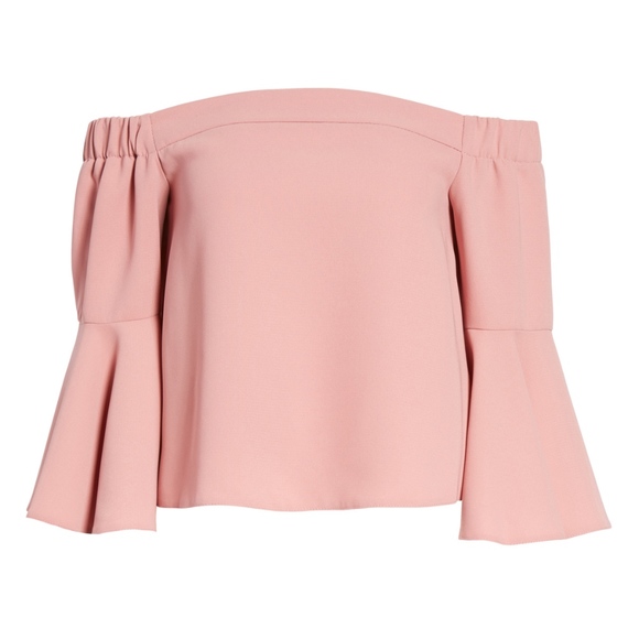 Topshop Tops - Topshop Off The Shoulder Bell Sleeves Top Size 6